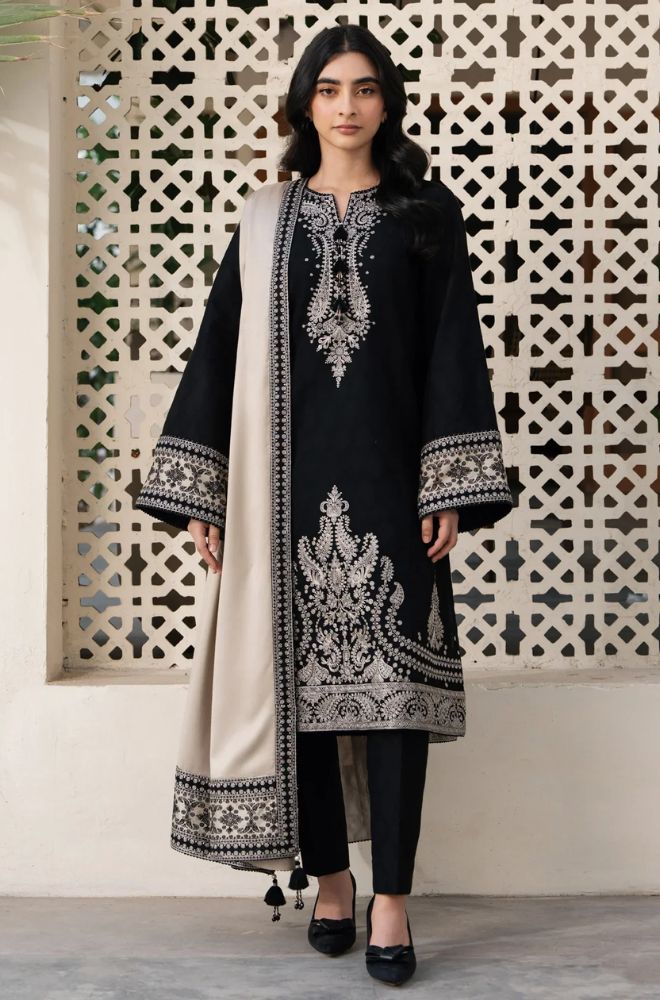 3 Piece - Embroidered Lawn Suit | Unstitched