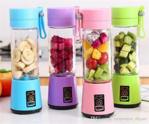 USB Rechargeable Juicer 6 Blades Electric Blender Portable Mixer