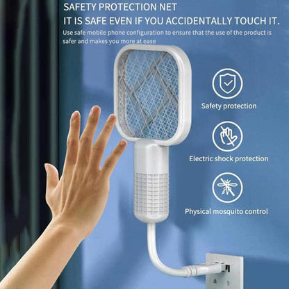 USB Rechargeable Mosquito Killer Racket | Electric Mini USB Mosquito Killer Racket Lamp Wireless Night Bulb Effective Insect Catcher