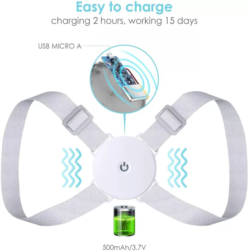 Smart Posture Corrector Belt with Intelligent Detection Vibration Reminder Sensor