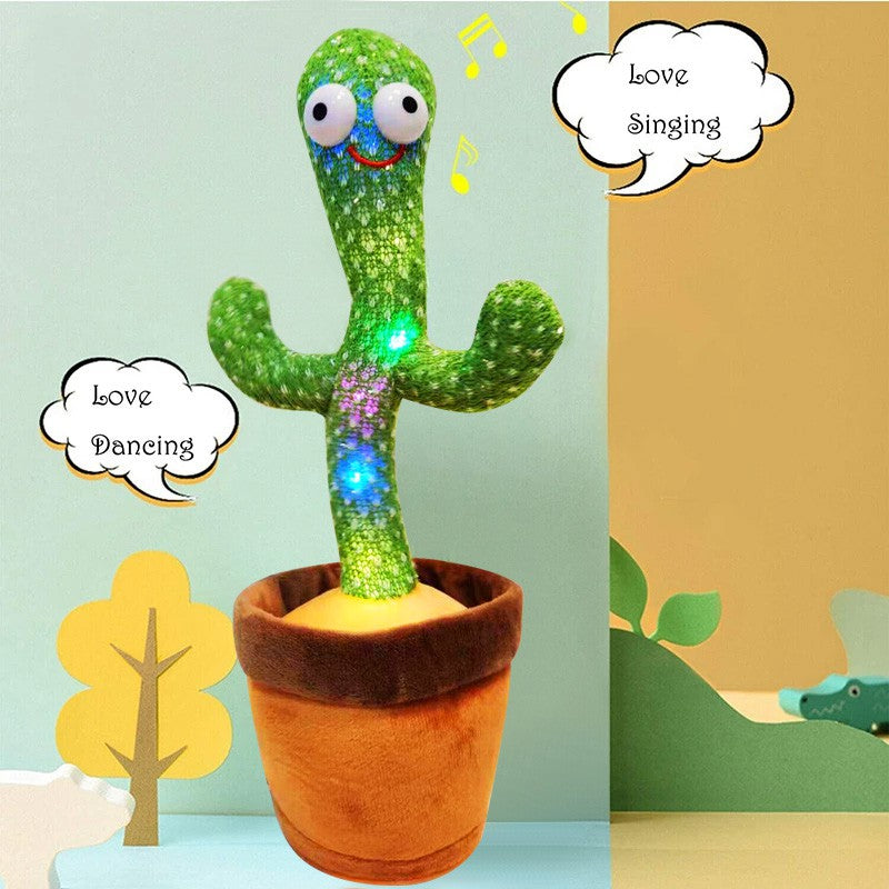 Dancing Cactus Talking Toy Tree Cactus Plush toy for children, kids or toddlers