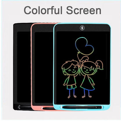 Writing Pad LCD Tablet For Kid Digital Drawing Pad – Erasable Writing Board – Writing Pad (Random Color) - 10 inch