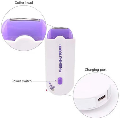 Portable Face & Body Hair Remover Machine for Women & Men – Instant Pain-Free Hair Eraser for Girls