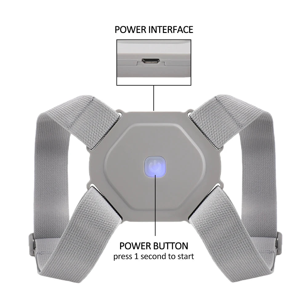 Smart Posture Corrector Belt with Intelligent Detection Vibration Reminder Sensor