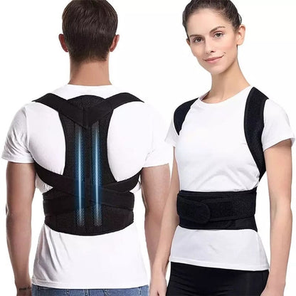 Adjustable Magnetic Posture Corrector Back Brace Support Belt for Upper Back Pain Relief – Standard Size