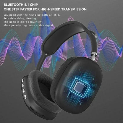 p9 pro max Wireless Bluetooth Headphones - Random colors