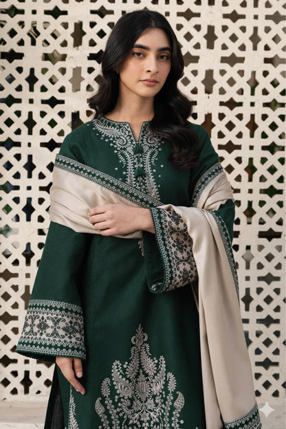 3 Piece - Embroidered Lawn Suit | Unstitched