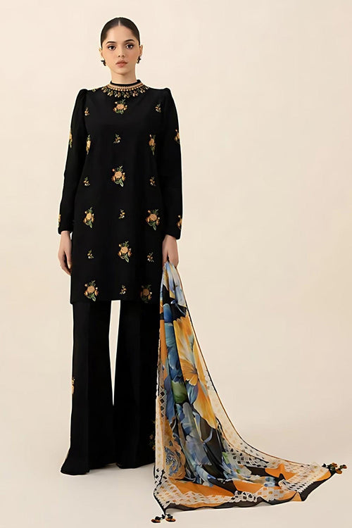 3 Piece - Embroidered Lawn Suit | Unstitched