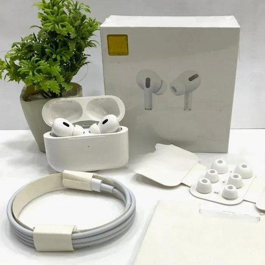 AirPods Pro 2 Wireless Earbuds – White | Active Noise Cancellation & MagSafe Charging Case
