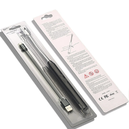 USB Rechargeable Portable Electronic Arc Lighter with Flexible Neck, Safety Lock, Windproof & Eco-Friendly Design for Candles & Gas Stoves