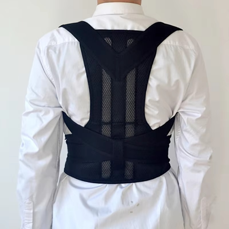 Adjustable Magnetic Posture Corrector Back Brace Support Belt for Upper Back Pain Relief – Standard Size