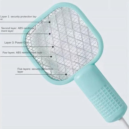 USB Rechargeable Mosquito Killer Racket | Electric Mini USB Mosquito Killer Racket Lamp Wireless Night Bulb Effective Insect Catcher