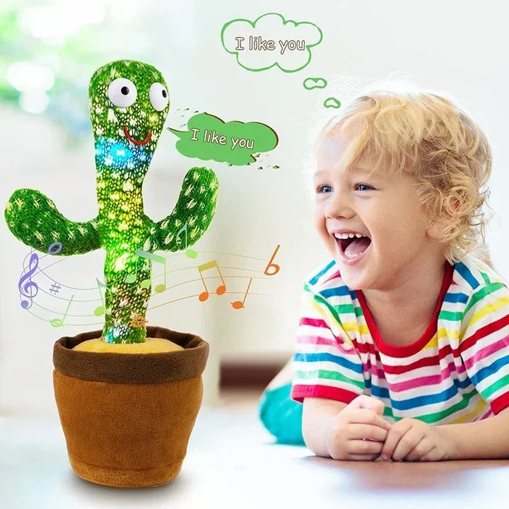 Dancing Cactus Talking Toy Tree Cactus Plush toy for children, kids or toddlers
