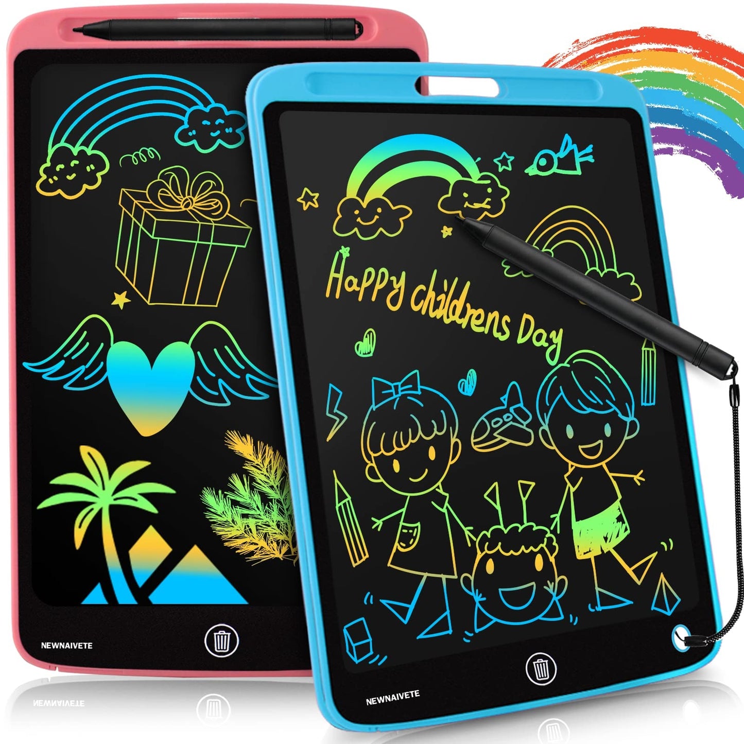 Writing Pad LCD Tablet For Kid Digital Drawing Pad – Erasable Writing Board – Writing Pad (Random Color) - 10 inch